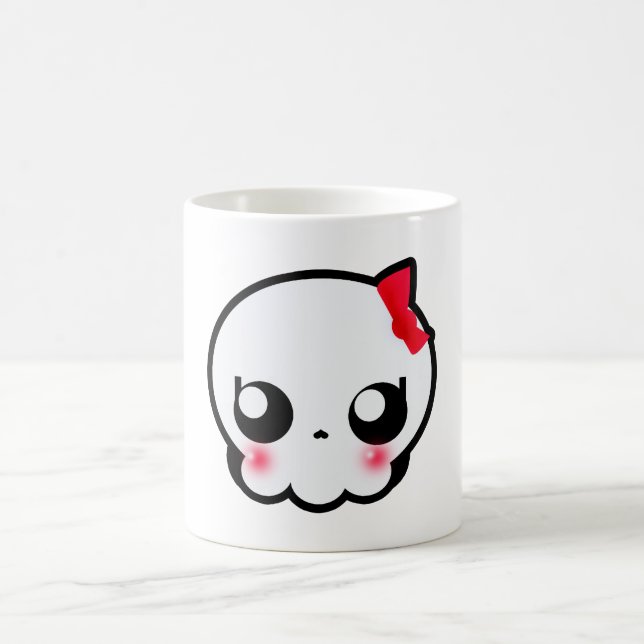 Schädel Gurl Kaffeetasse (Mittel)