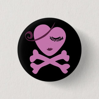 Schädel-Herz Button