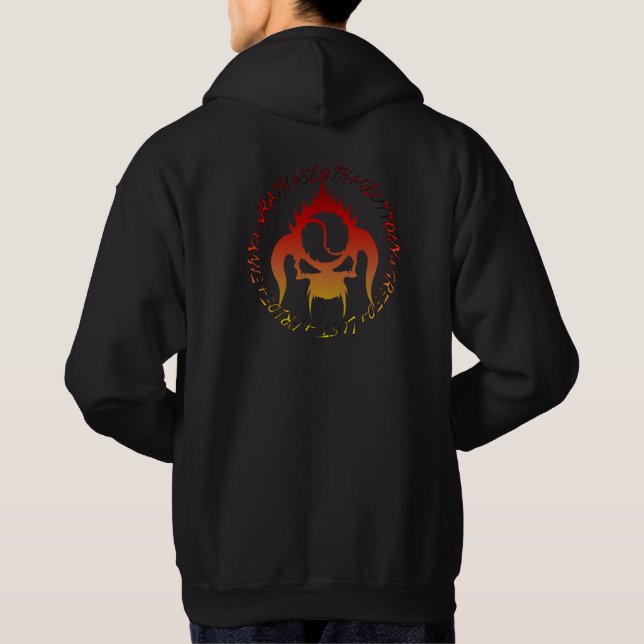 Schädel Hoodie (Rückseite)
