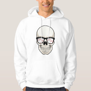 Schädel im Poker mit Sonnenbrille Hoodie
