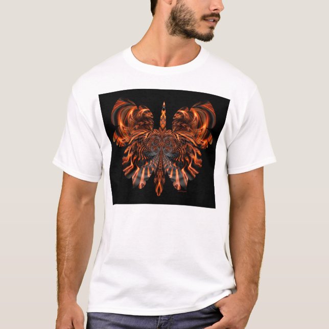 Schädel im Schmetterling #04 T-Shirt (Vorderseite)