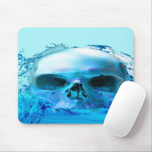 Schädel im Wasser-Mauspad Mousepad