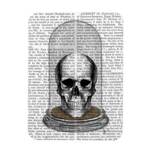 Schädel in Bell Jar 2 Magnet