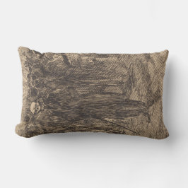 Schädel in der Menge (von Albert Besnard) Lendenkissen