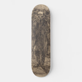 Schädel in der Menge (von Albert Besnard) Skateboard