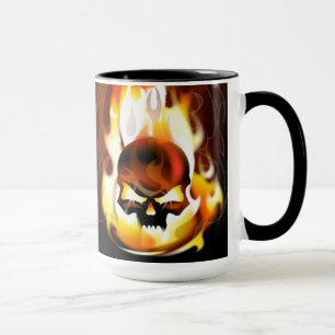 Schädel-Inferno-Tasse Tasse
