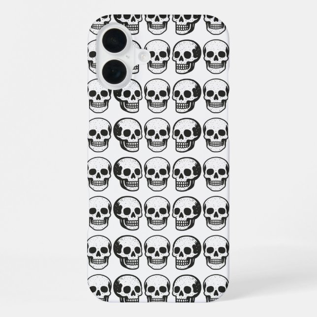Schädel iPhone Hülle (Rückseite)