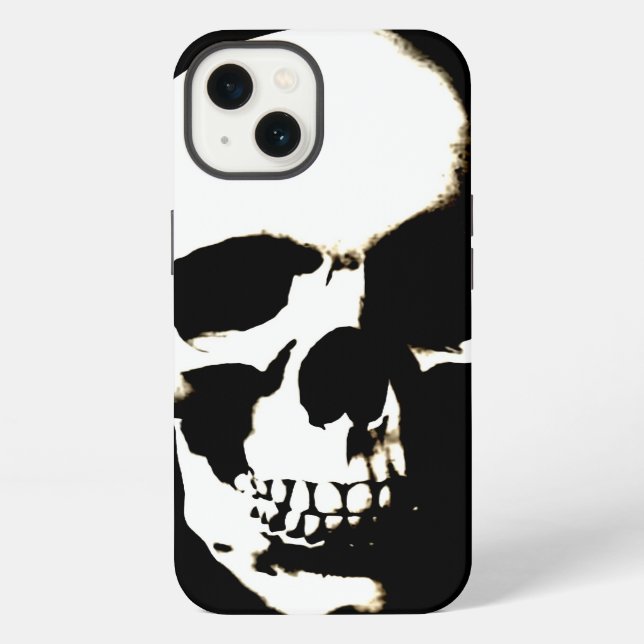 Schädel iPhone Hülle (Rückseite)