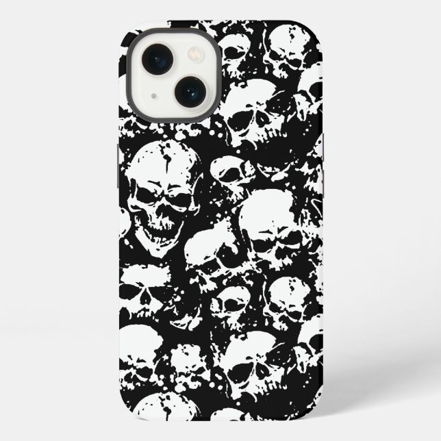 Schädel iPhone Hülle (Rückseite)