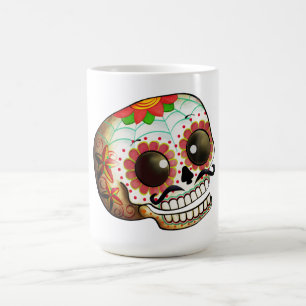 Schädel-Kunst Dia de Los Muertos Sugar Tasse