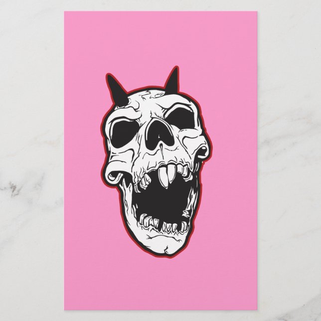 Schädel lachen (Vorderseite)