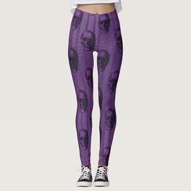 Schädel Leggings (Vorderseite)