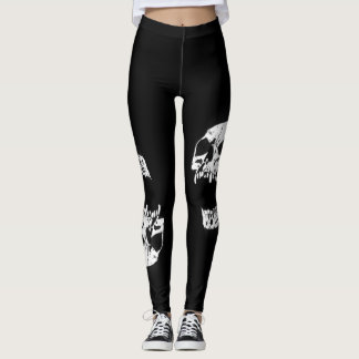 Schädel Leggings