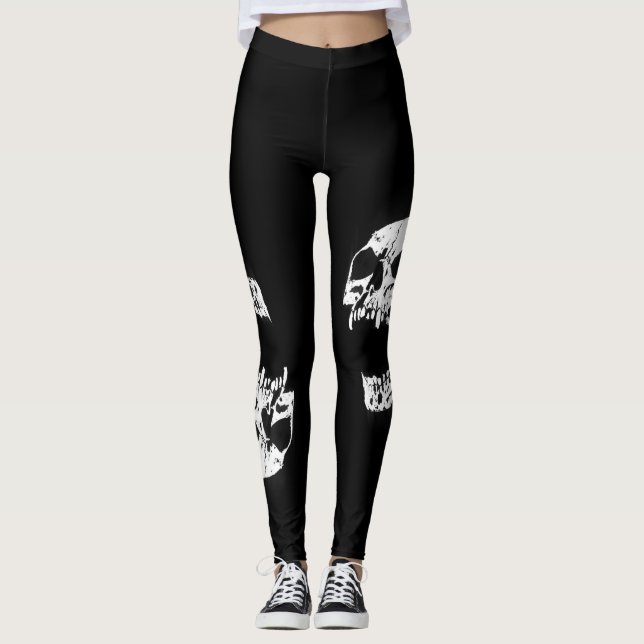 Schädel Leggings (Vorderseite)