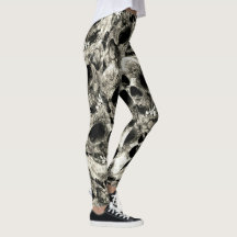 Schädel-Leggings