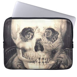 Schädel-Liebe, optische Illusion 13" Laptop-Hülse Laptopschutzhülle