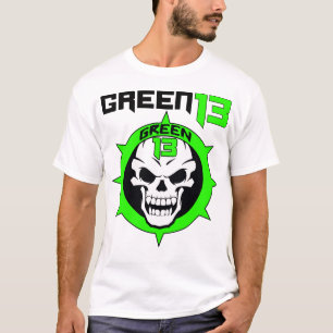 Schädel-Logo 2 mit Seiten versehen (Weiß) T-Shirt
