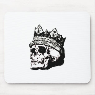 Schädel mit Krone Mousepad
