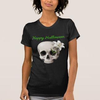 Schädel mit Lio Halloween weinen T-Shirt