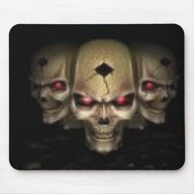 Schädel Mousepad (Vorne)