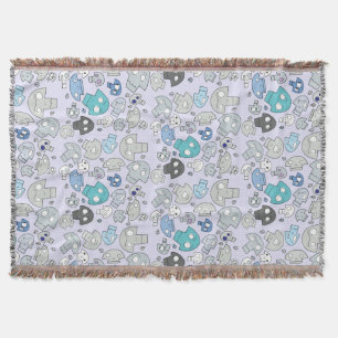 Schädel-Muster Decke