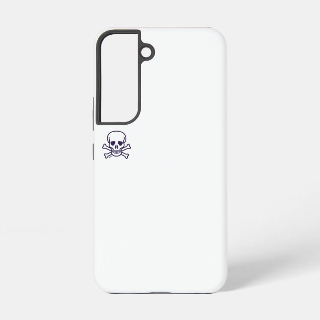 Schädel n Knochen weißes Samsung S22-Handyhülle Galaxy Hülle (Rückseite)