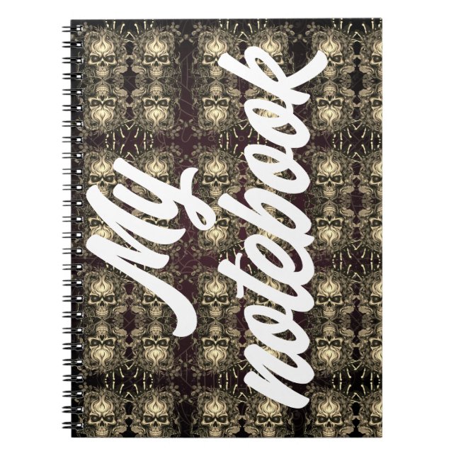 Schädel Notizblock (Vorderseite)