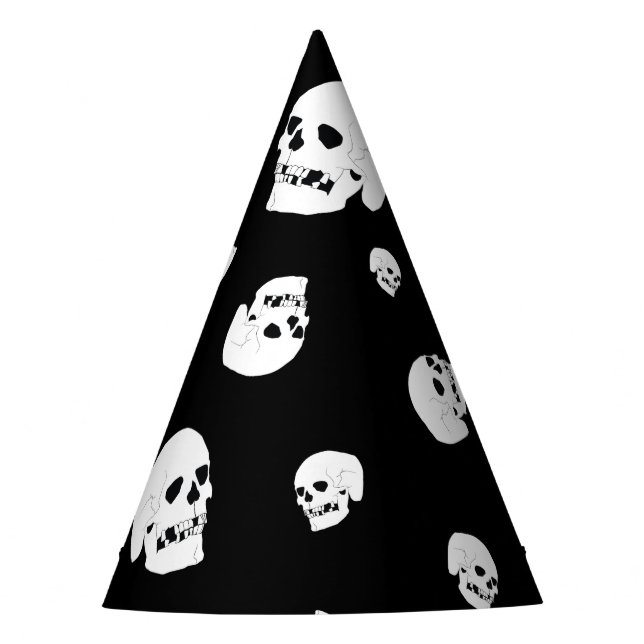 Schädel Partyhütchen (Vorderseite)
