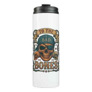 Schädel-Pirat-Bandana-Seil-Totenkopf Thermosbecher