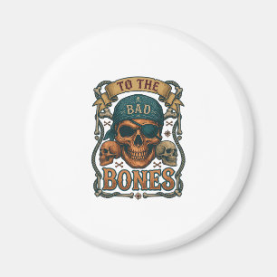 Schädel Piratenschädel-Bandana-Seil-Totenkopf Magnet