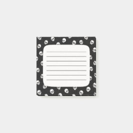 Schädel Post-it Klebezettel