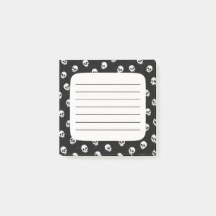 Schädel Post-it Klebezettel