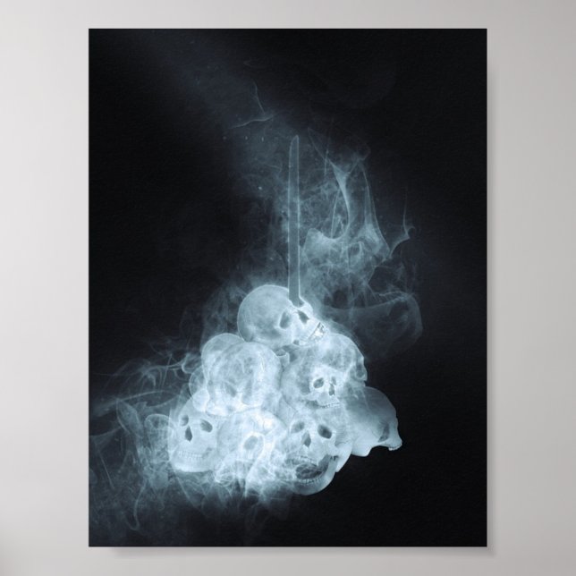 Schädel Poster (Vorne)