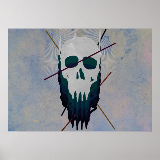 Schädel Poster (Vorne)