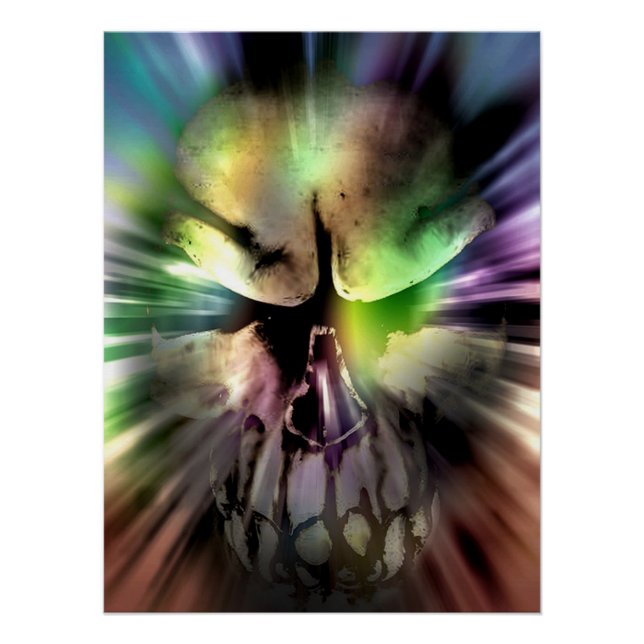 Schädel Poster (Vorderseite)