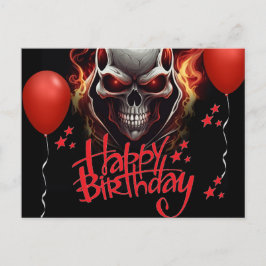 Schädel Postkarte