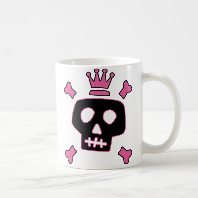 Schädel-Prinzessin Tasse (Rechts)