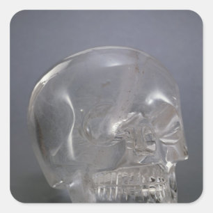 Schädel Quadratischer Aufkleber