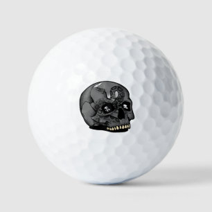 Schädel-Rebell-Straßenkultur Golfball