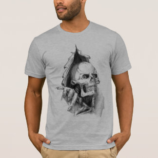 Schädel-Riss T-Shirt