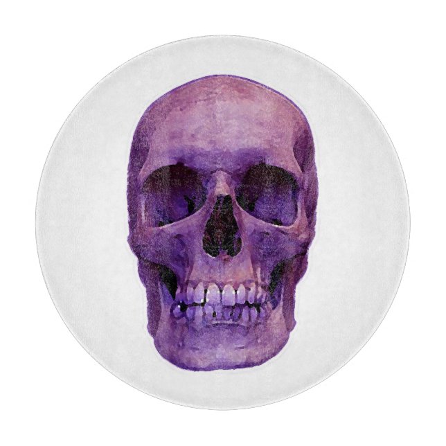 Schädel Schneidebrett (Vorderseite)