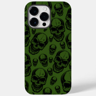 Schädel schwarz/grün Case-Mate iPhone 14 pro max hülle