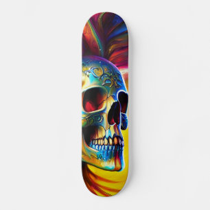 Schädel Skateboard
