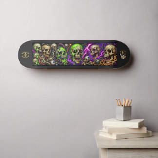 Schädel Skateboard