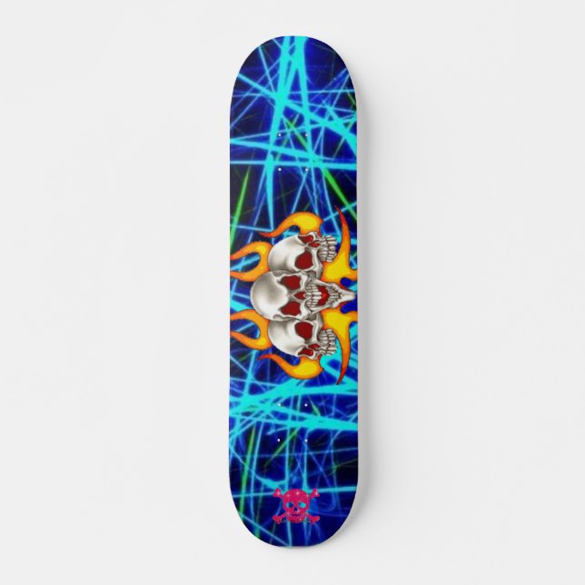 Schädel Skateboard (Vorne)