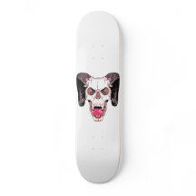 Schädel-Skateboard