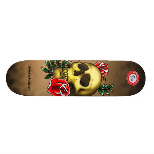 Schädel-Skateboard Skateboard