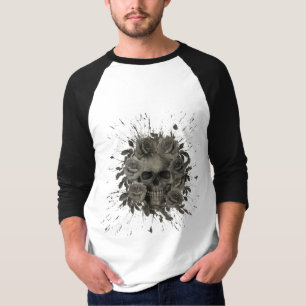 SCHÄDEL SPLASH STRAUSS T-Shirt