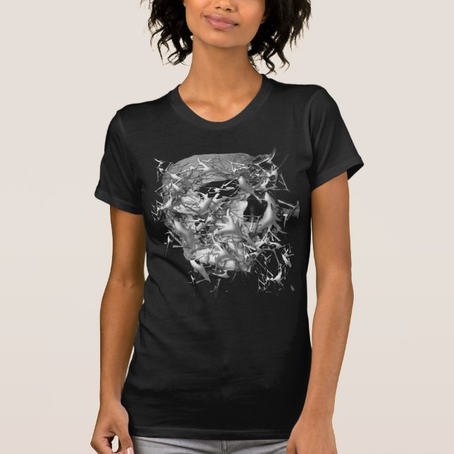 Schädel Stammes- T-Shirt (Vorderseite)