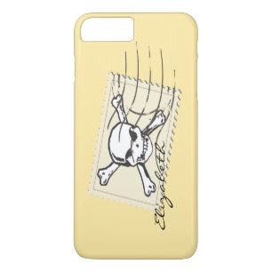 Schädel-Stempel individuelles Monogramm Case-Mate iPhone Hülle